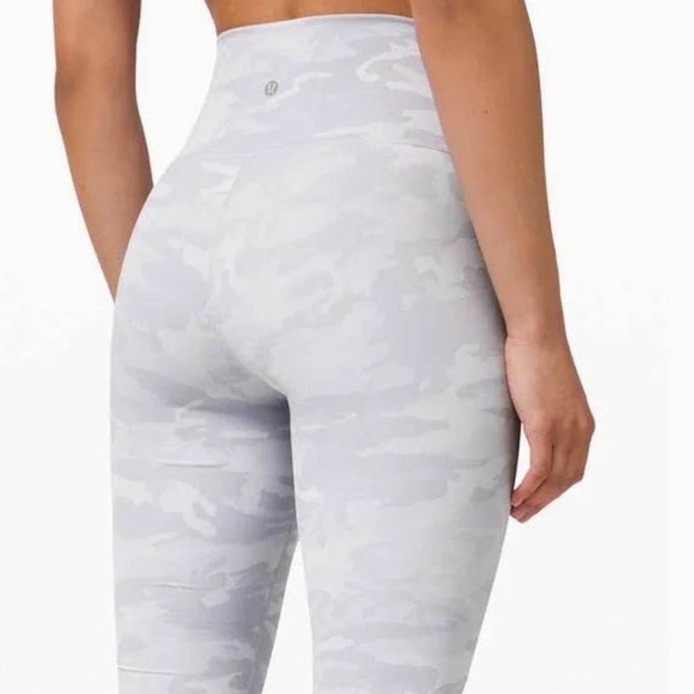 White Camo Lululemon Leggings - Picture 6 of 6